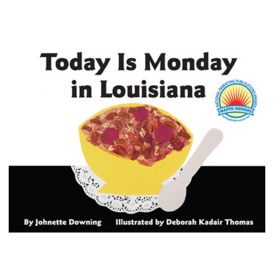 RR Today is Monday in Louisiana Book - Boardbook