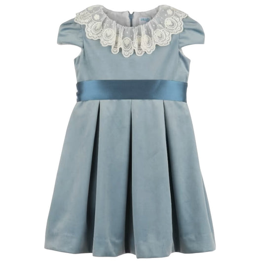 Velvet Dress - Blue