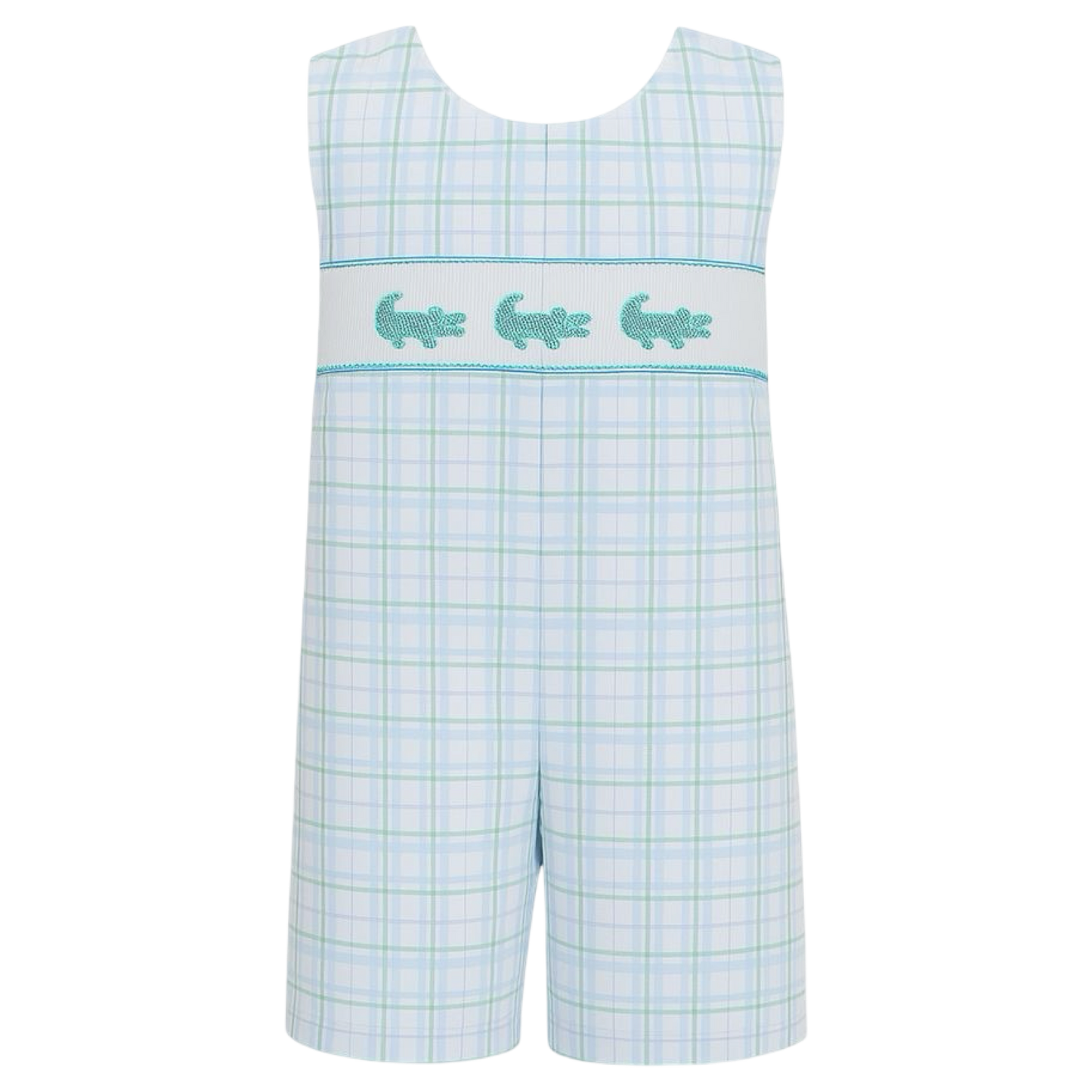 Ethan Smocked Jon Jon - Gator