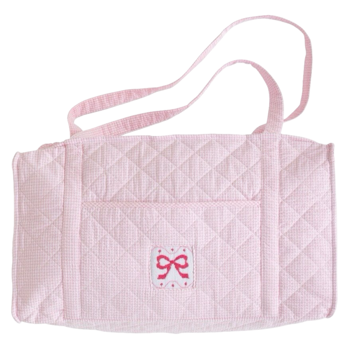 Little English Duffle - Pink Bow