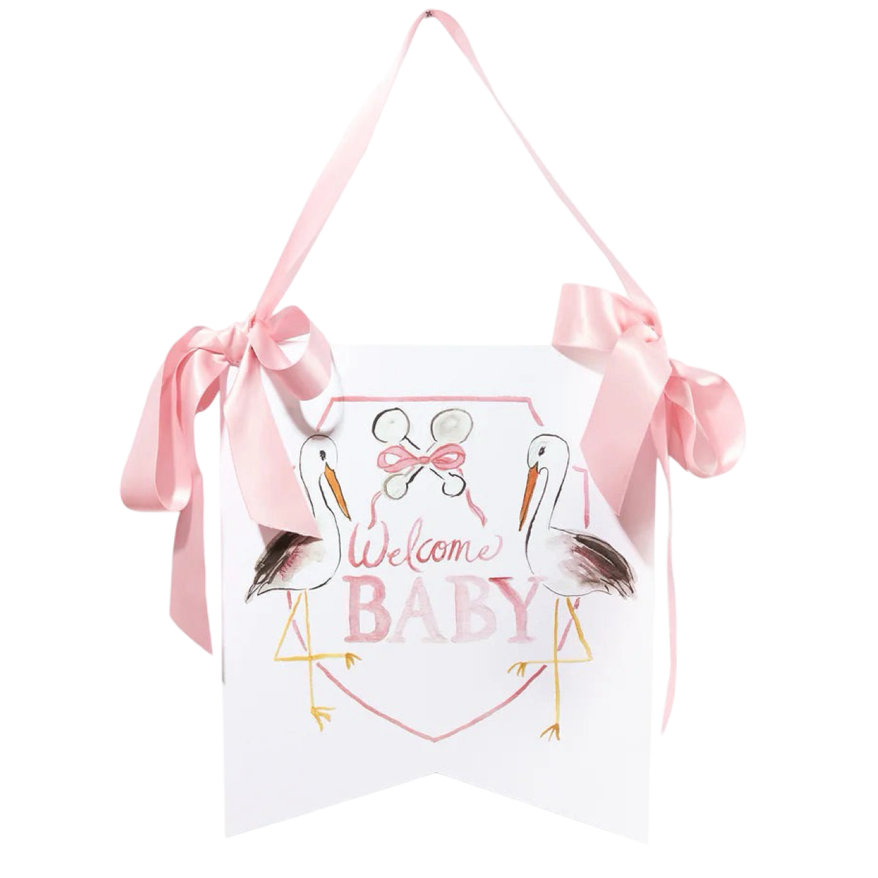 OTM Door Hanger - Welcome Baby