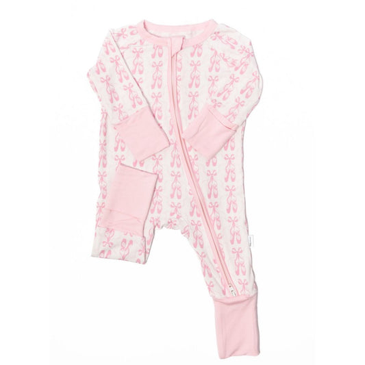 Long Sleeve Romper - Ballet