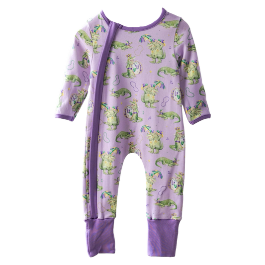 NT Zip Pajama - Gator Gras