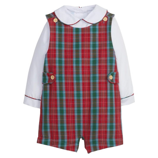 Little English John John Set - Highlands Tartan