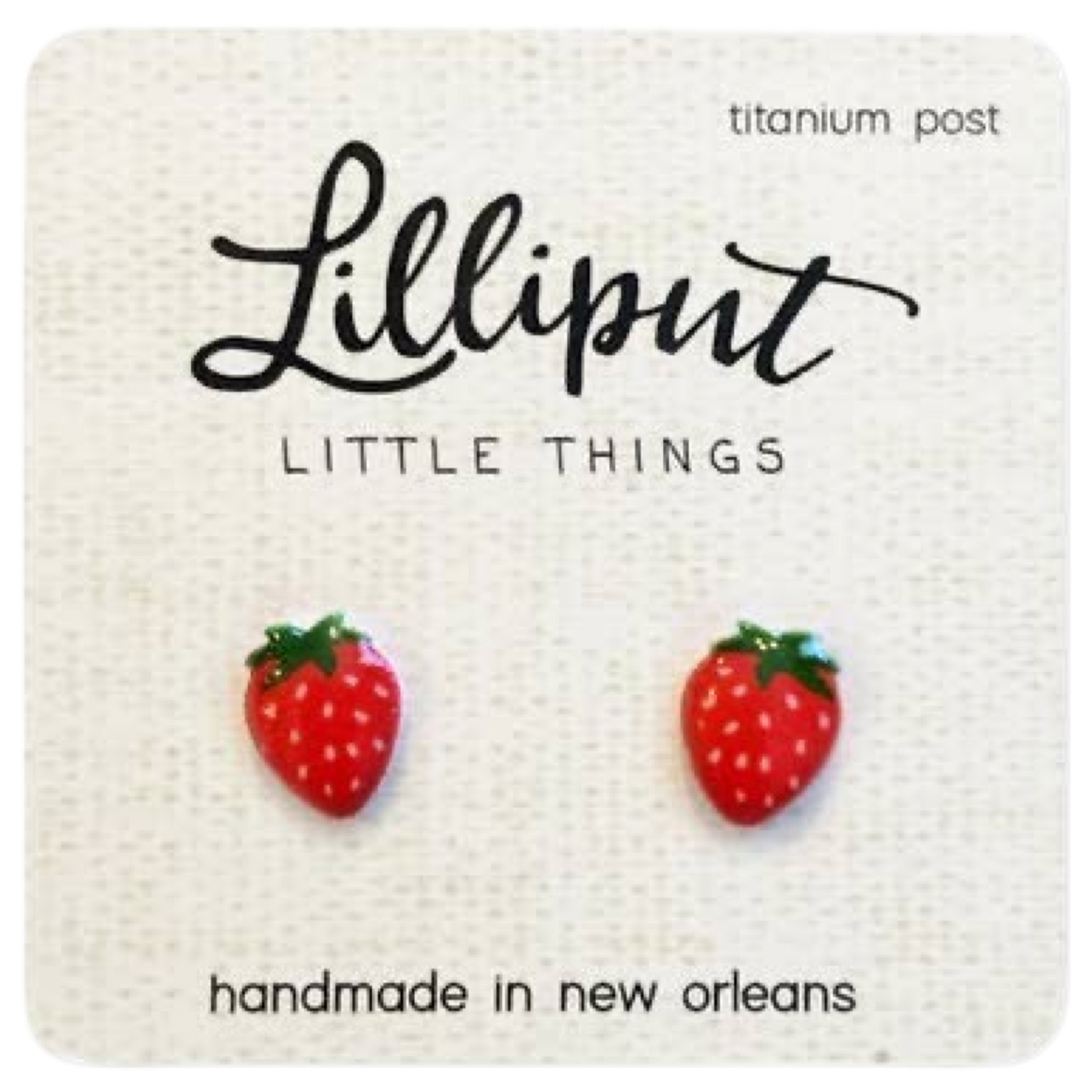 LP Earring - Strawberry