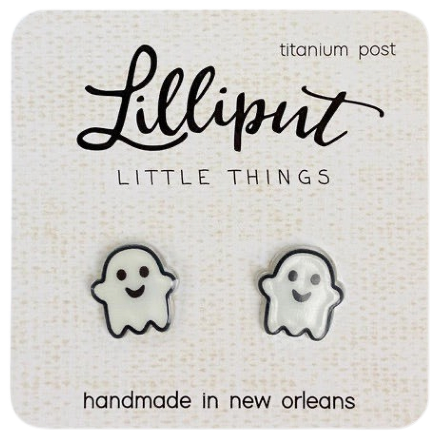 LP Earring - Ghost