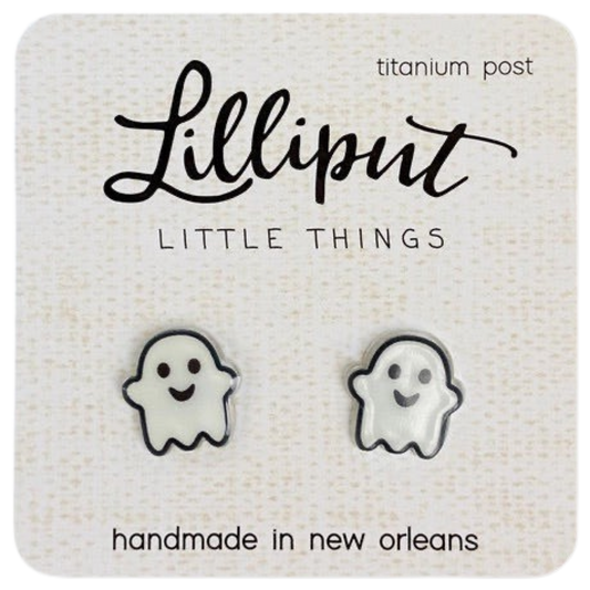 LP Earring - Ghost