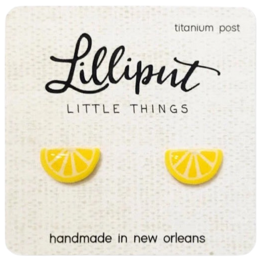 Earring - Lemon Wedge