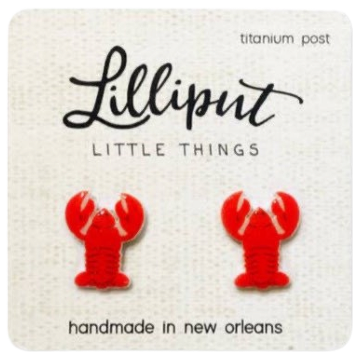 LP Earring - Crawfish