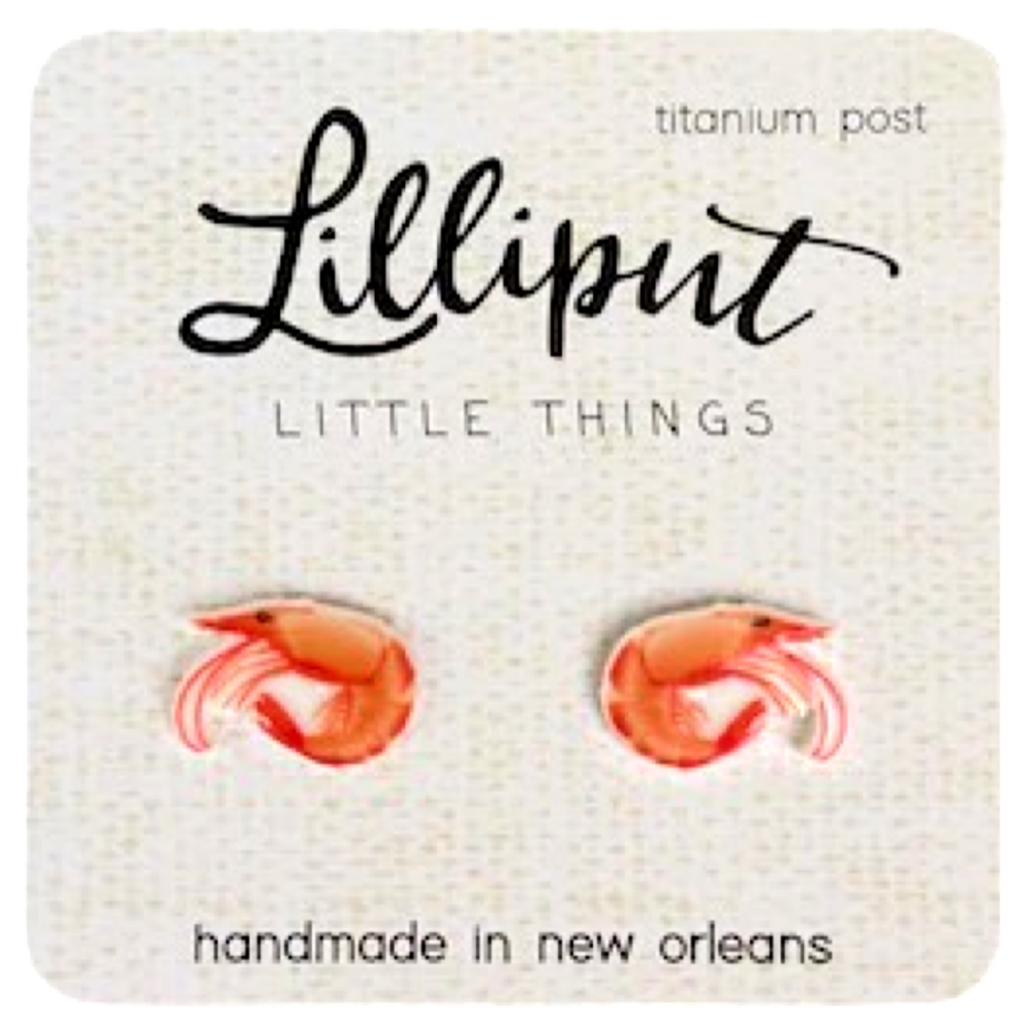 LP Earring - Shrimp