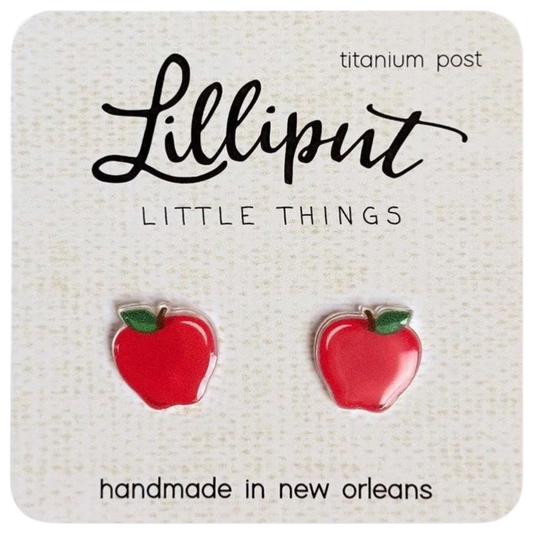 Earrings - Apple