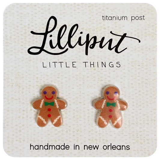 LP Earring - Gingerbread