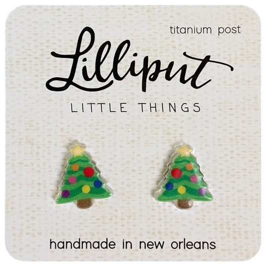 LP Earring - Christmas Tree