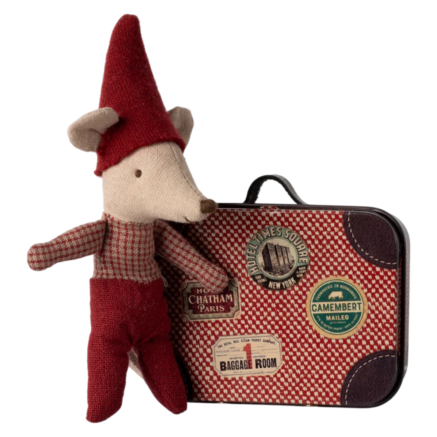 Maileg Christmas Mouse Baby in Suitcase