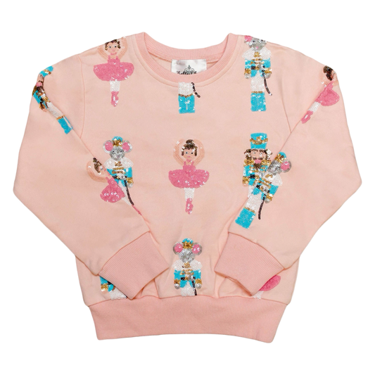 Sweatshirt - Nutcracker Pink
