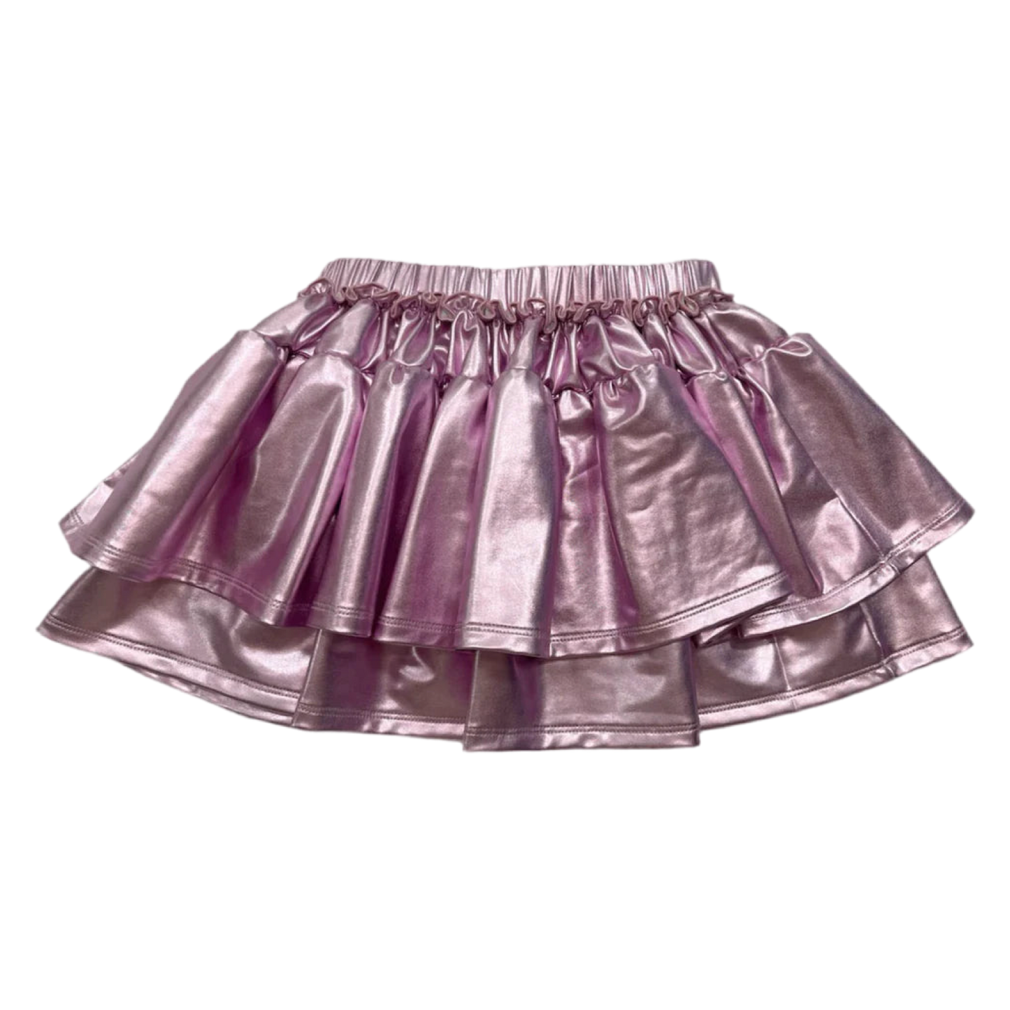 LB Ruffle Skirt - Metallic Lavender