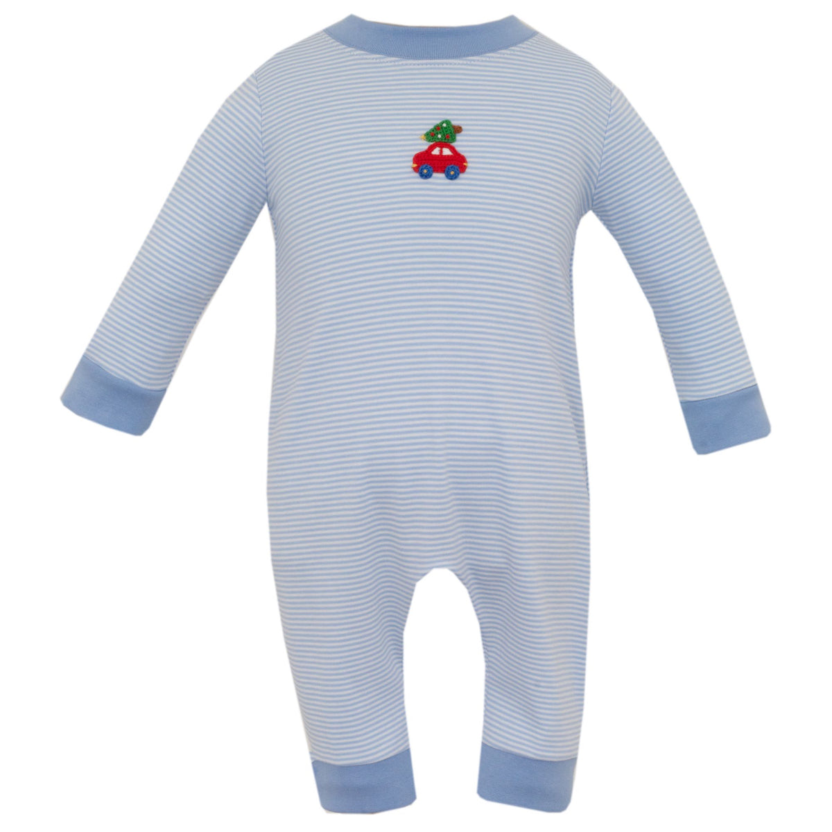 Knit Romper - Car/Tree