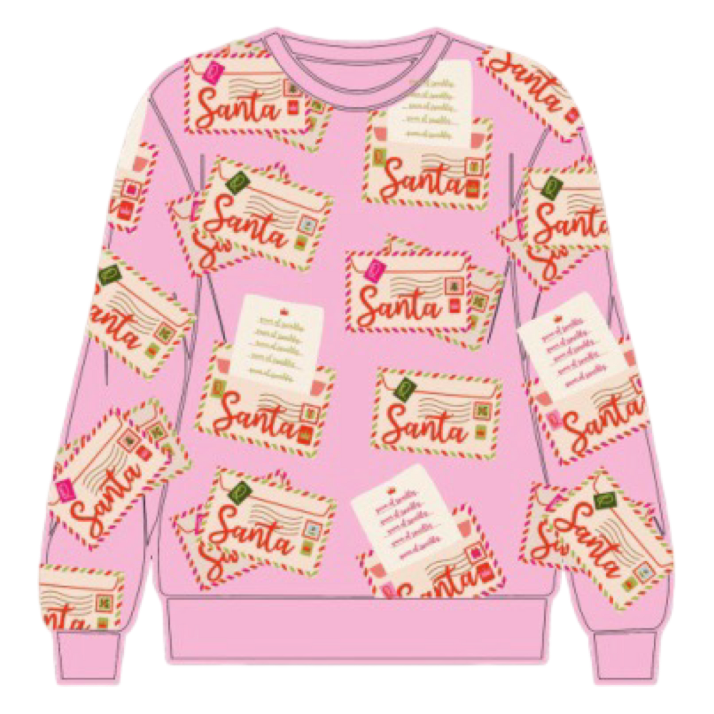 Sequin Sweatshirt - Letters to Santa