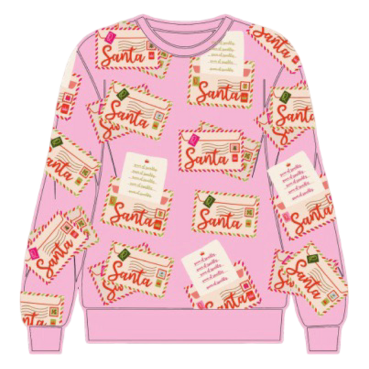 Sequin Sweatshirt - Letters to Santa