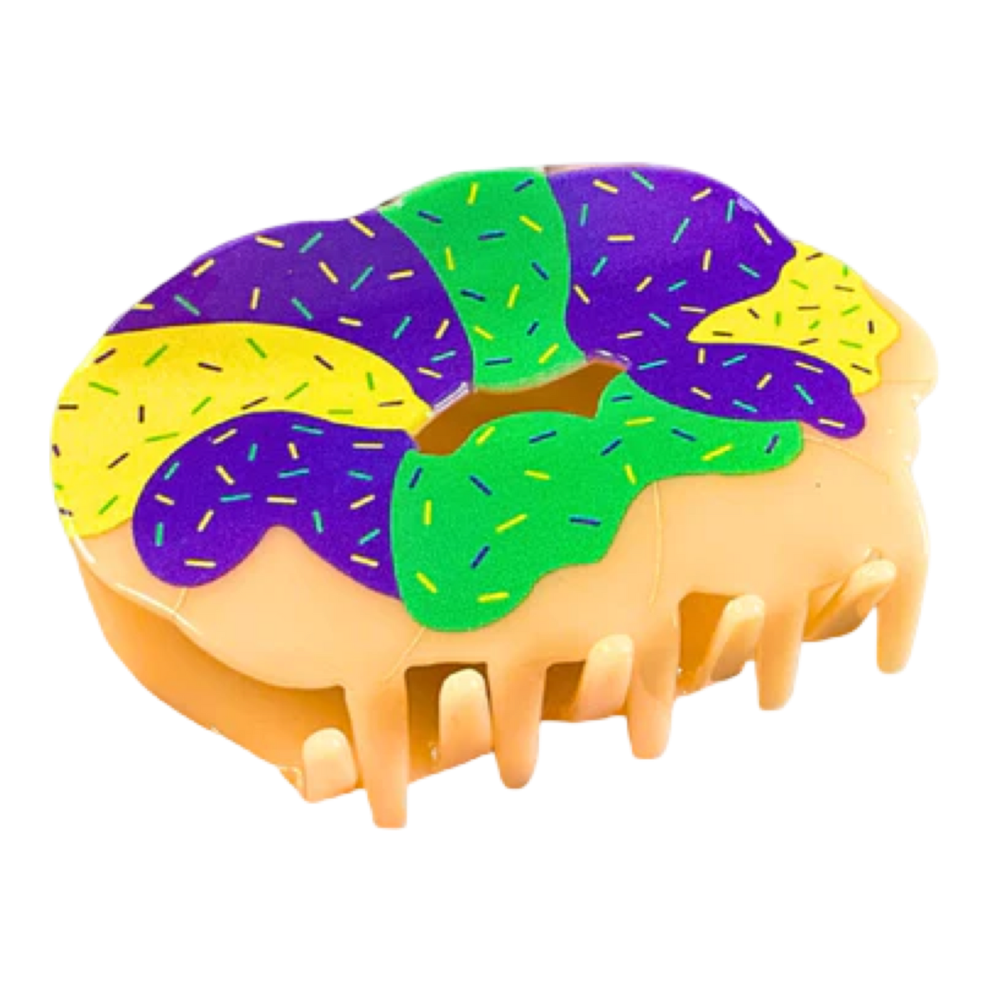 Mardi Gras Hair Clip