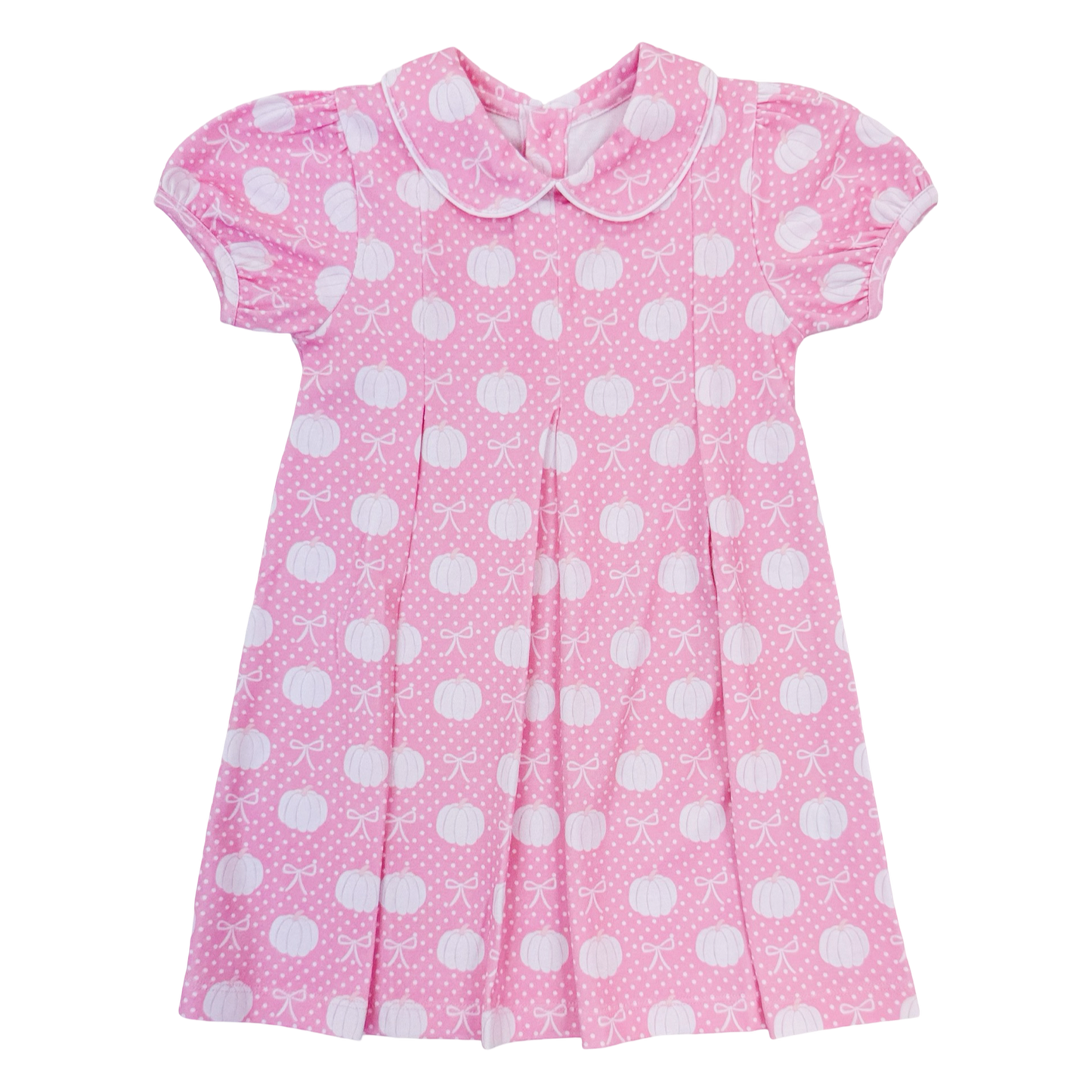 Penny Pleat Dress - Pumpkins