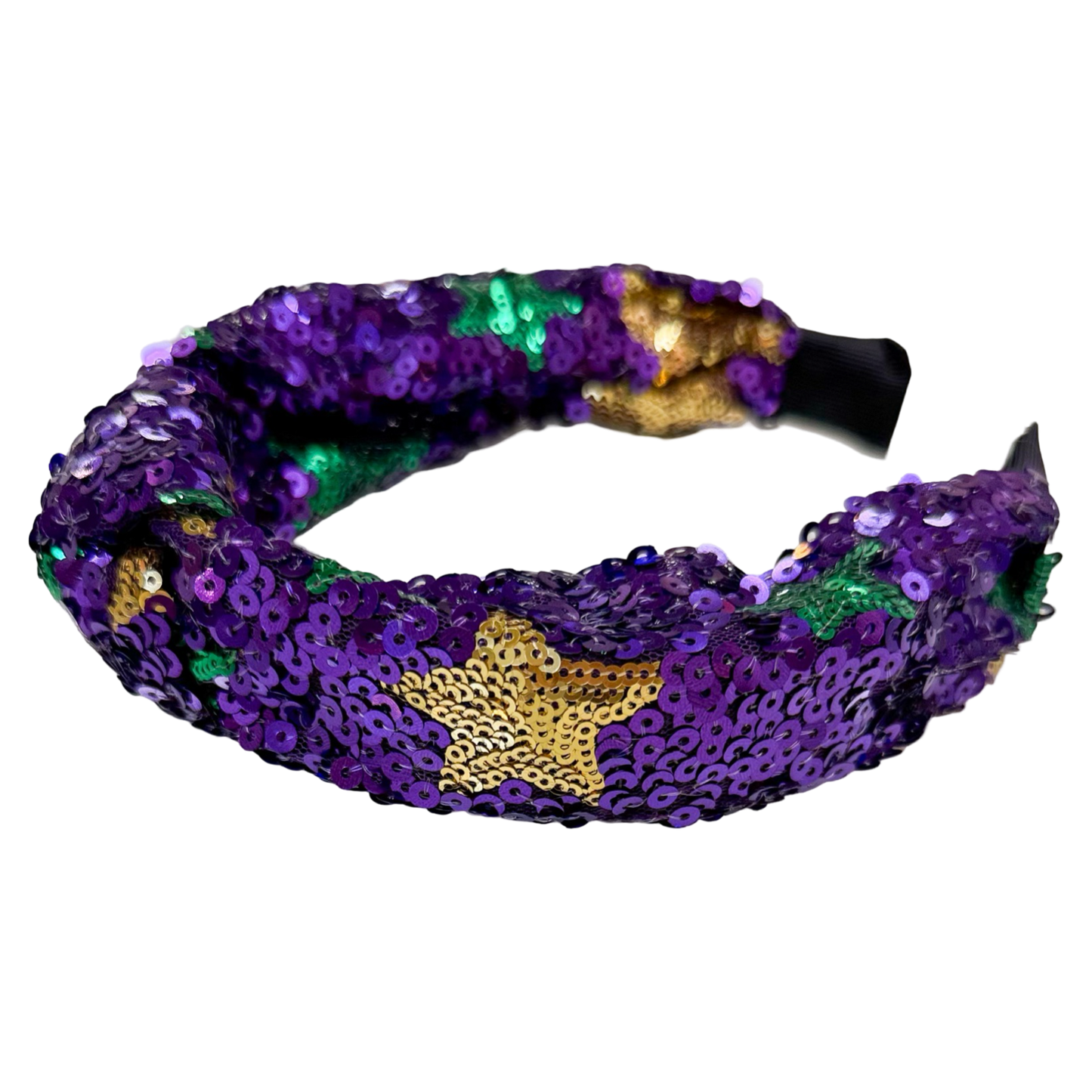 BS Sequined Headband - Mardi Gras