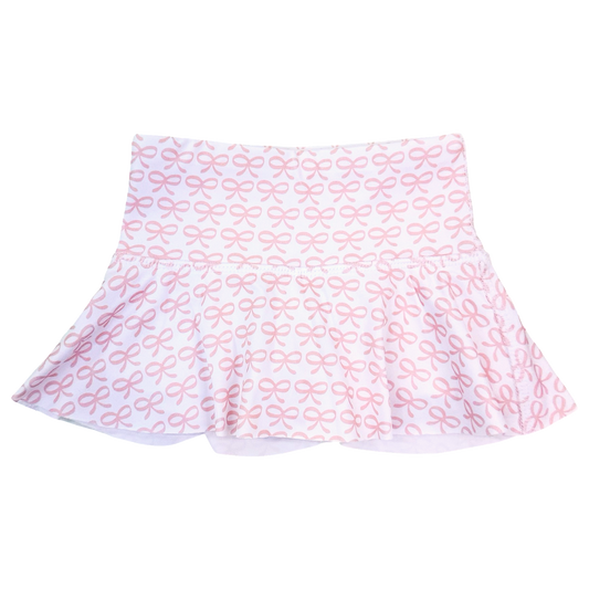 Skort - Pink Bows