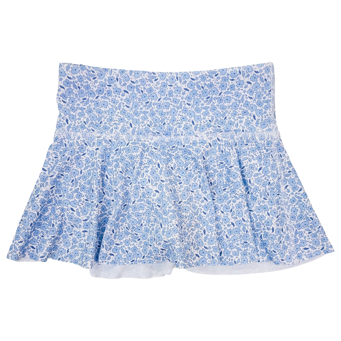 Skort - Blue Floral