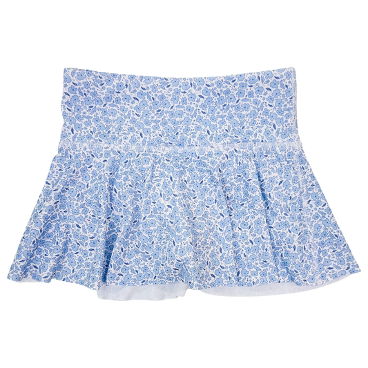 Skort - Blue Floral