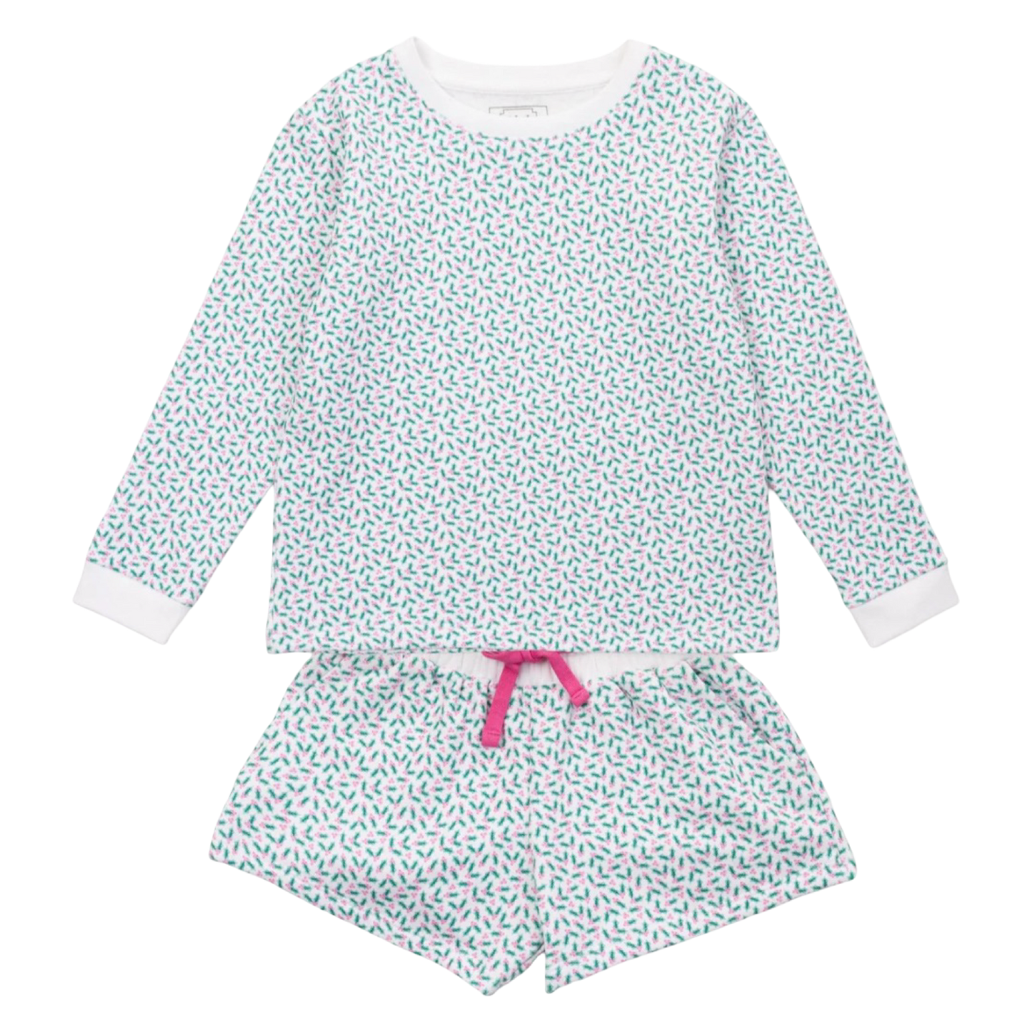 Stella Sweatshirt Short Set - Holly Holiday