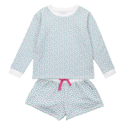 Stella Sweatshirt Short Set - Holly Holiday