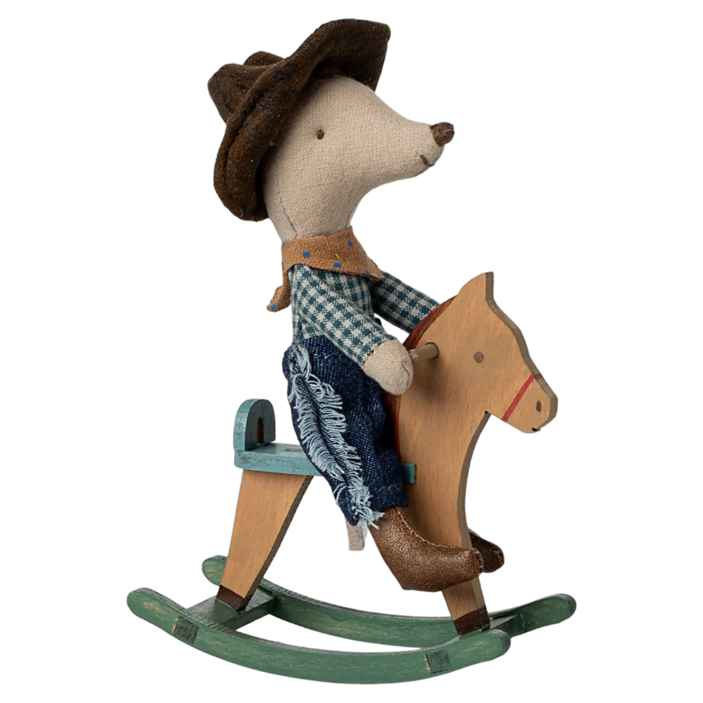 Country Mouse on Rocking Horse, Little Brother