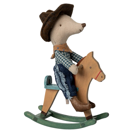 Country Mouse on Rocking Horse, Little Brother