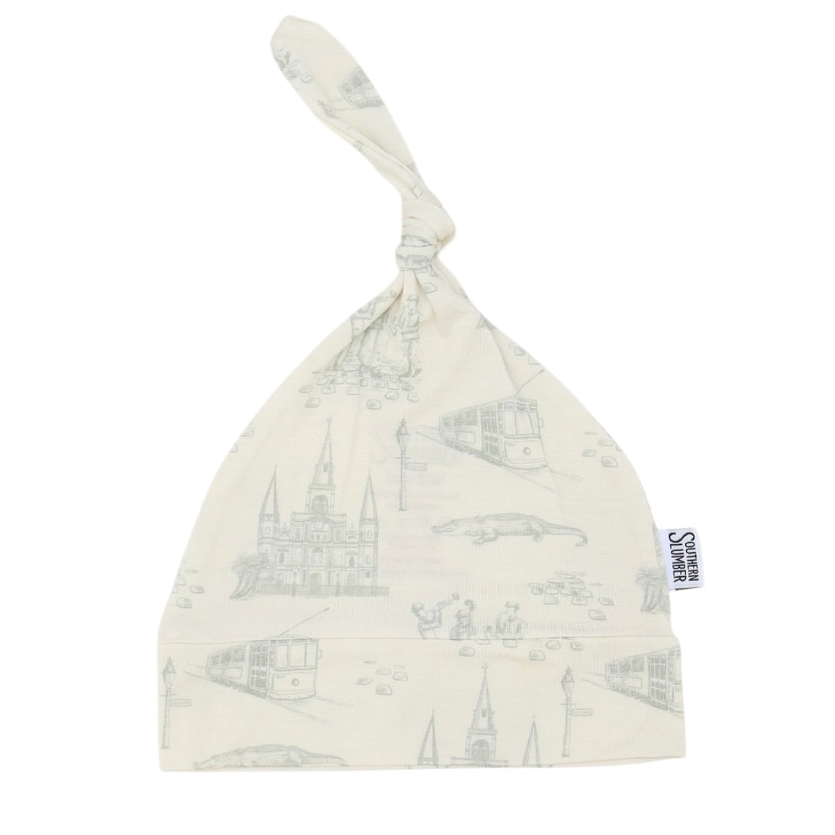 Knotted Gown/Hat - New Orleans Toile