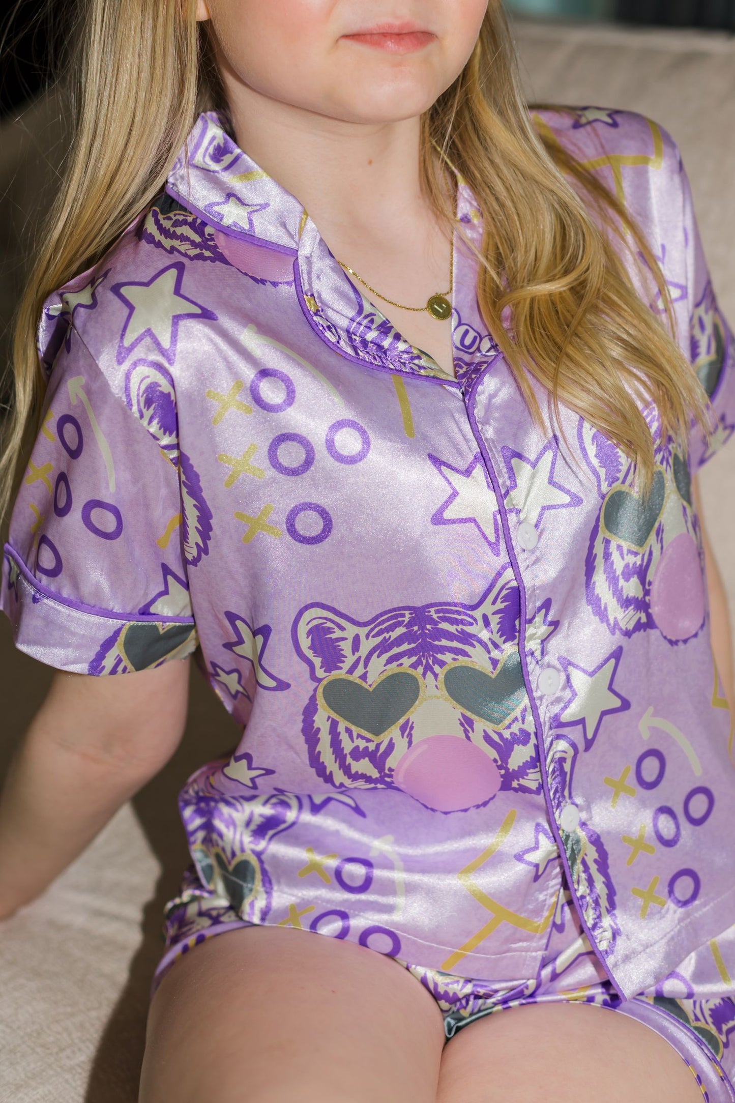 Silky Pajama - Tiger Bubble