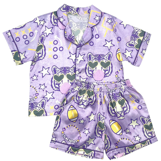 Silky Pajama - Tiger Bubble