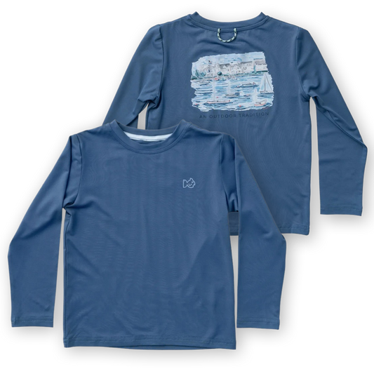 Prodoh LS Performance Tee - Moonlight Blue