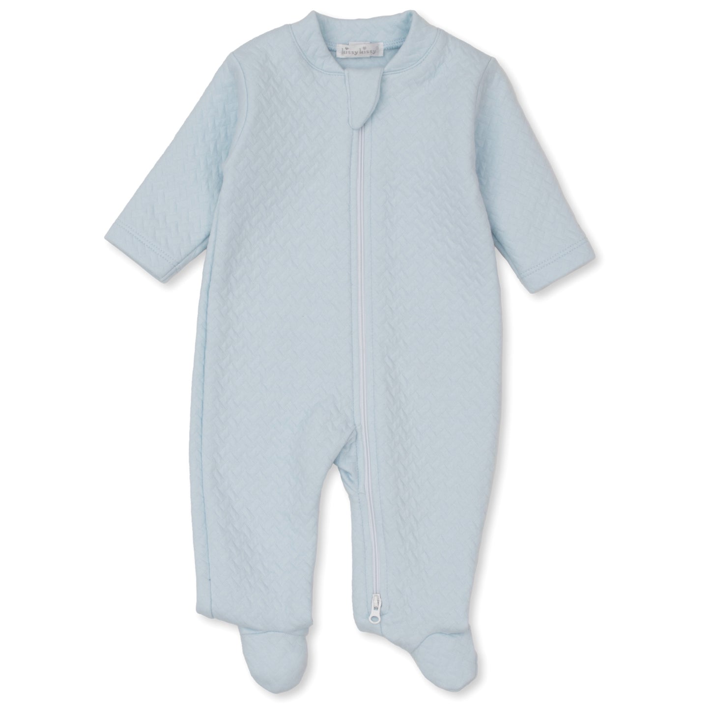 Jacquard Footie - Blue