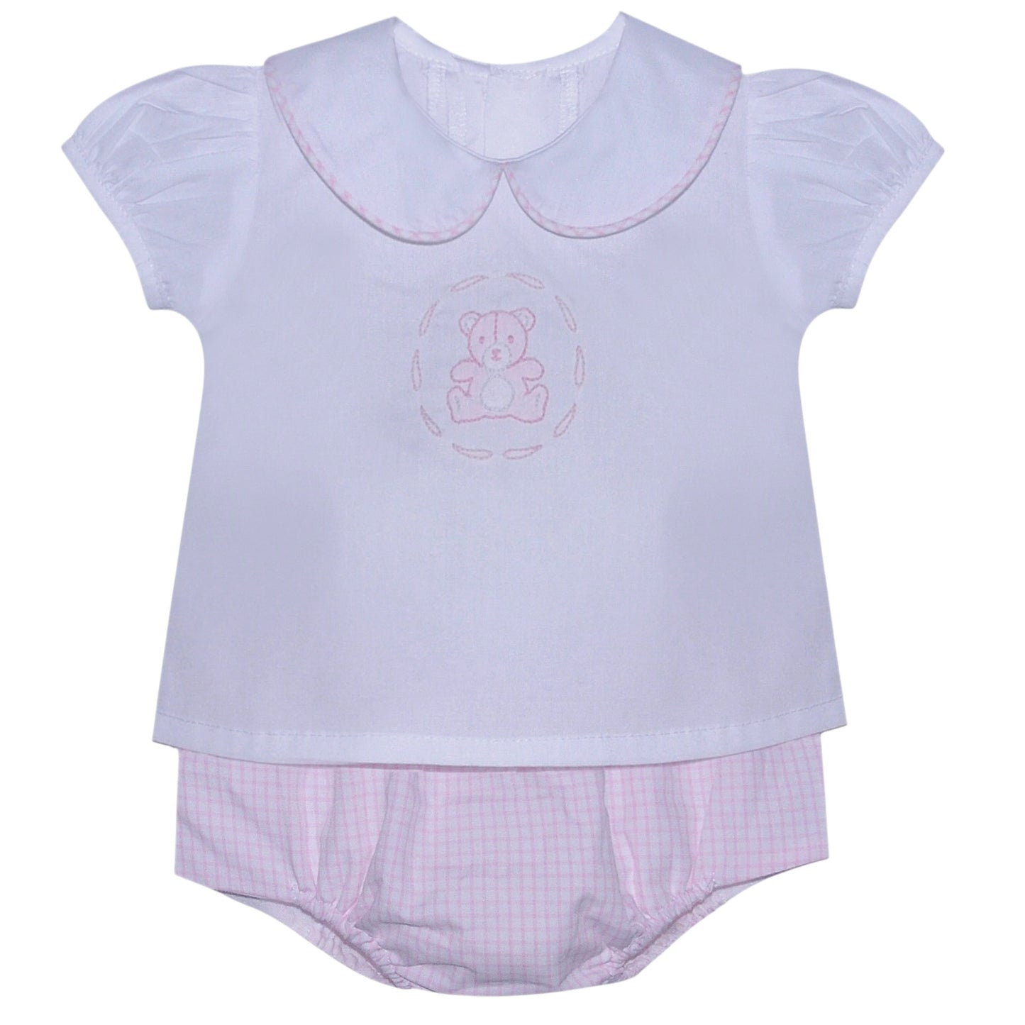 Diaper Set - Teddy Bear Pink