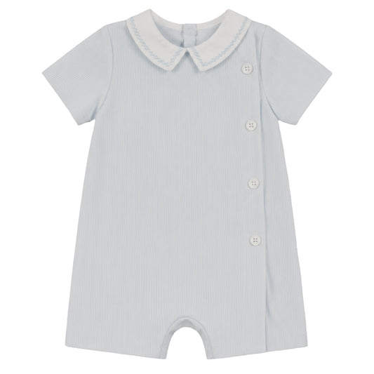 Sweet Cord Romper - Blue