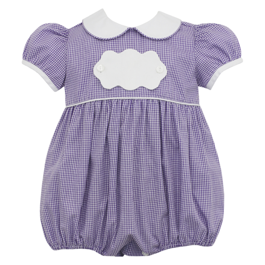 Tab Puff Sleeve Bubble - Purple
