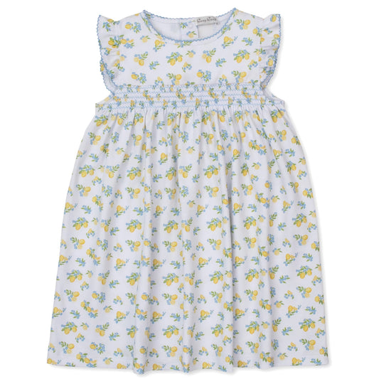 Smocked Dress - Lemon Blossoms