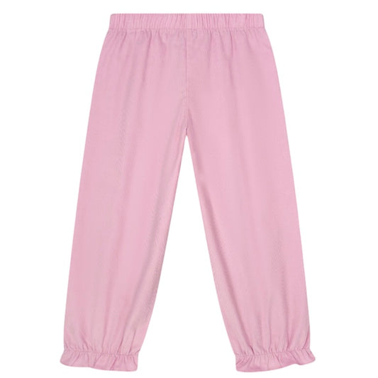 Gloria Gathered Pant - Pink Cord