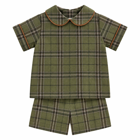 Peter Short Set - Highland Plaid