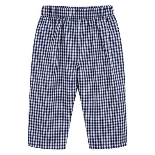 Leo Pant - Navy Check