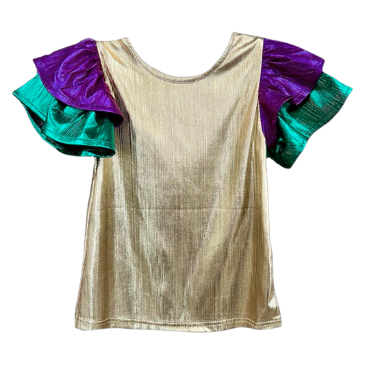 Metallic Top - Mardi Gras