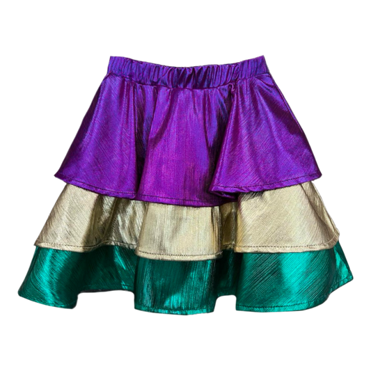 Metallic Skort - Mardi Gras