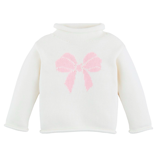 Roll Neck Sweater - Bow