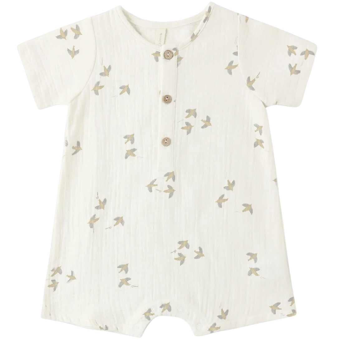 Woven Romper - Birds