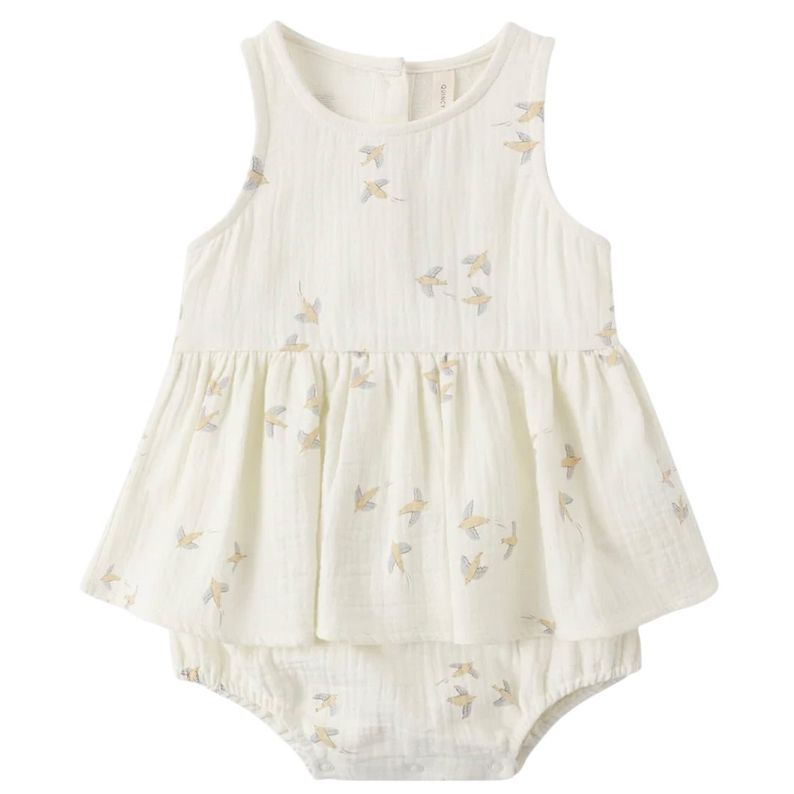 Skirted Tank Romper - Birds
